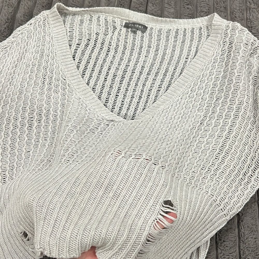 DL1961 Distressed Sweater - Picture 3 of 6